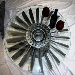 Rolls Royce engine Jet Fan Blade coffee table2
